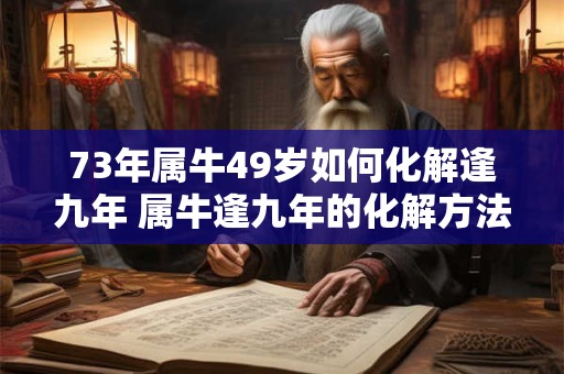 73年属牛49岁如何化解逢九年 属牛逢九年的化解方法