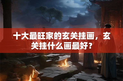 十大最旺家的玄关挂画，玄关挂什么画最好？