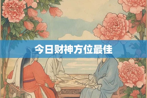 今日财神方位最佳