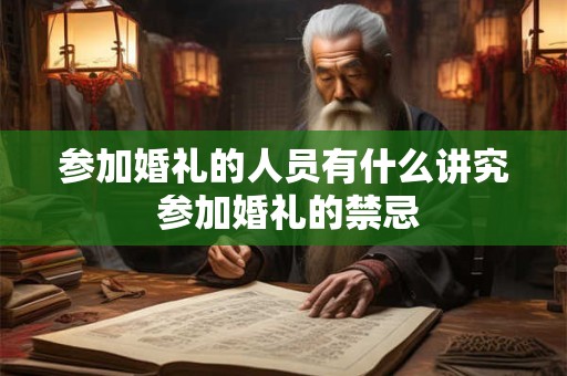 参加婚礼的人员有什么讲究 参加婚礼的禁忌 参加婚礼的人员有什么讲究 参加婚礼的禁忌