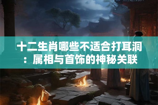 十二生肖哪些不适合打耳洞：属相与首饰的神秘关联