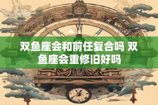 双鱼座会和前任复合吗 双鱼座会重修旧好吗