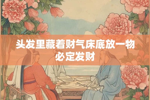 头发里藏着财气床底放一物必定发财