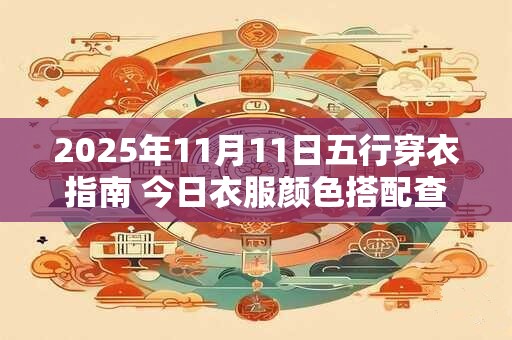 2025年11月11日五行穿衣指南 今日衣服颜色搭配查询 2025年11月11日五行穿衣指南 今日衣服颜色搭配查询