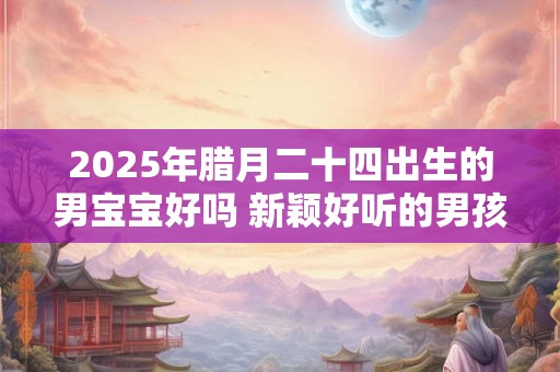 2025年腊月二十四出生的男宝宝好吗 新颖好听的男孩名字 2025年腊月二十四出生的男宝宝好吗 新颖好听的男孩名字