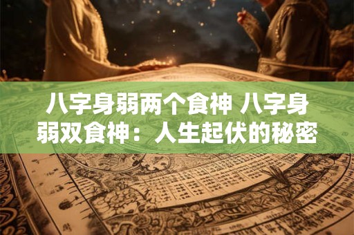 八字身弱两个食神 八字身弱双食神：人生起伏的秘密