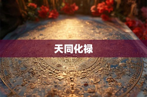 天同化禄