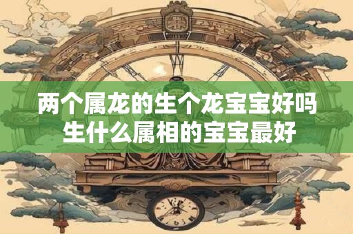 两个属龙的生个龙宝宝好吗 生什么属相的宝宝最好