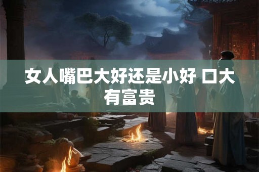 女人嘴巴大好还是小好 口大有富贵