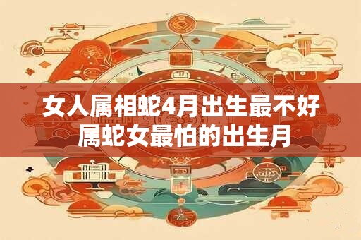 女人属相蛇4月出生最不好 属蛇女最怕的出生月