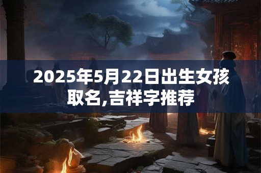 2025年5月22日出生女孩取名,吉祥字推荐