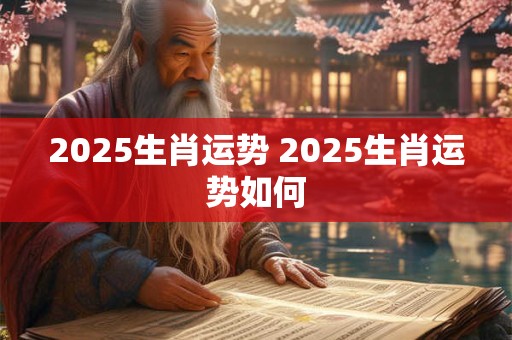 2025生肖运势 2025生肖运势如何