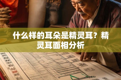 什么样的耳朵是精灵耳？精灵耳面相分析