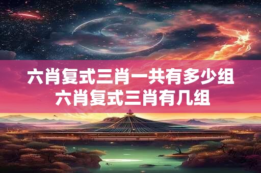 六肖复式三肖一共有多少组 六肖复式三肖有几组