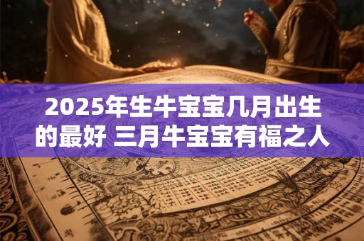 2025年生牛宝宝几月出生的最好 三月牛宝宝有福之人