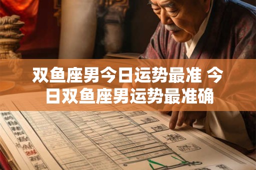 双鱼座男今日运势最准 今日双鱼座男运势最准确 双鱼座男今日运势最准 今日双鱼座男运势最准确