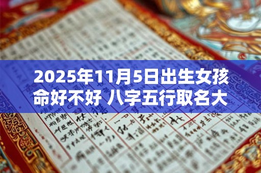 2025年11月5日出生女孩命好不好 八字五行取名大全 2025年11月5日出生女孩命好不好 八字五行取名大全