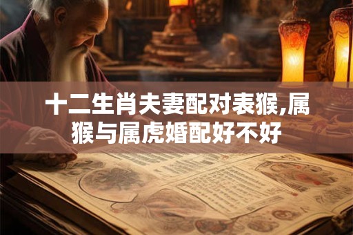 十二生肖夫妻配对表猴,属猴与属虎婚配好不好