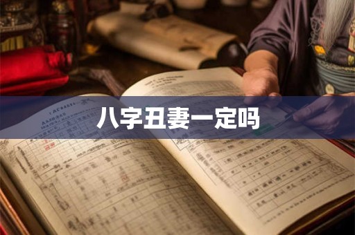 八字丑妻一定吗