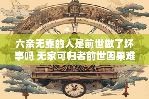 六亲无靠的人是前世做了坏事吗 无家可归者前世因果难逃
