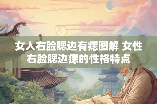 女人右脸腮边有痣图解 女性右脸腮边痣的性格特点