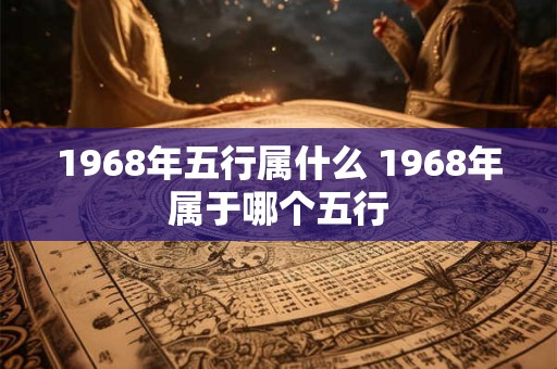 1968年五行属什么 1968年属于哪个五行