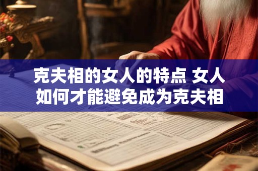 克夫相的女人的特点 女人如何才能避免成为克夫相