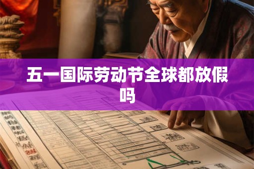 五一国际劳动节全球都放假吗