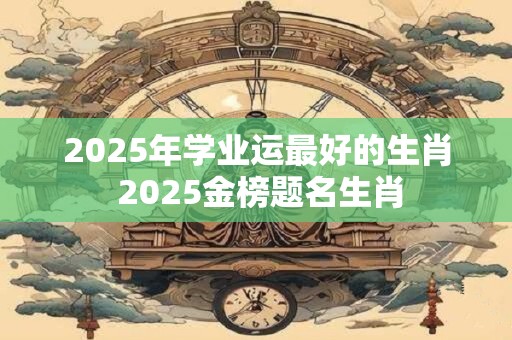 2025年学业运最好的生肖 2025金榜题名生肖
