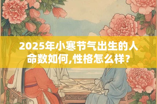 2026年小寒节气出生的人命数如何,性格怎么样？