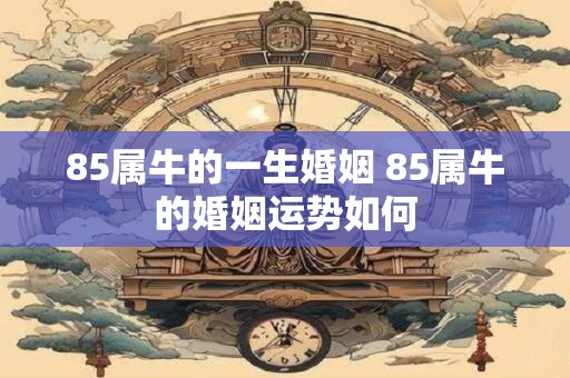 85属牛的一生婚姻 85属牛的婚姻运势如何