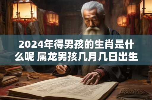 2024年得男孩的生肖是什么呢 属龙男孩几月几日出生好