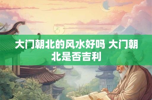 大门朝北的风水好吗 大门朝北是否吉利