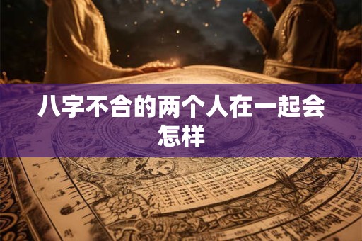 八字不合的两个人在一起会怎样