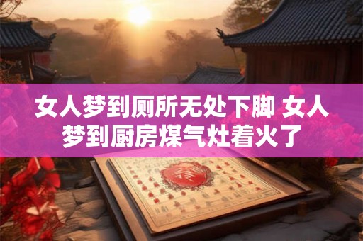 女人梦到厕所无处下脚 女人梦到厨房煤气灶着火了 女人梦到厕所无处下脚 女人梦到厨房煤气灶着火了