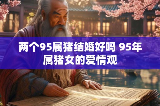 两个95属猪结婚好吗 95年属猪女的爱情观 两个95属猪结婚好吗 95年属猪女的爱情观