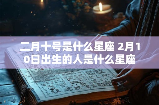 二月十号是什么星座 2月10日出生的人是什么星座