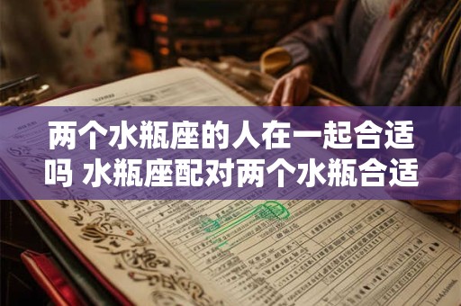 两个水瓶座的人在一起合适吗 水瓶座配对两个水瓶合适吗
