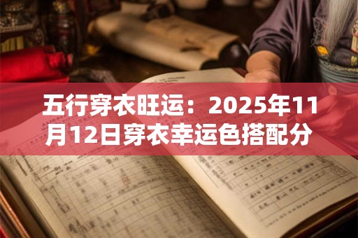 五行穿衣旺运：2025年11月12日穿衣幸运色搭配分享