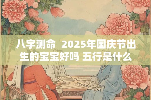 八字测命  2025年国庆节出生的宝宝好吗 五行是什么命