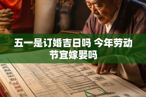 五一是订婚吉日吗 今年劳动节宜嫁娶吗