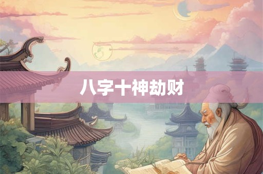 八字十神劫财 八字十神劫财
