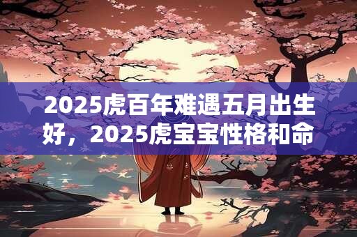 2025虎百年难遇五月出生好，2025虎宝宝性格和命运解析