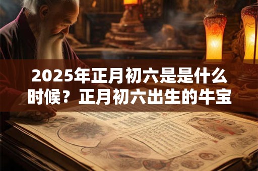 2026年正月初六是是什么时候？正月初六出生的牛宝宝是什么命？