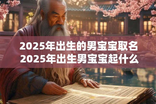 2025年出生的男宝宝取名 2025年出生男宝宝起什么名字好