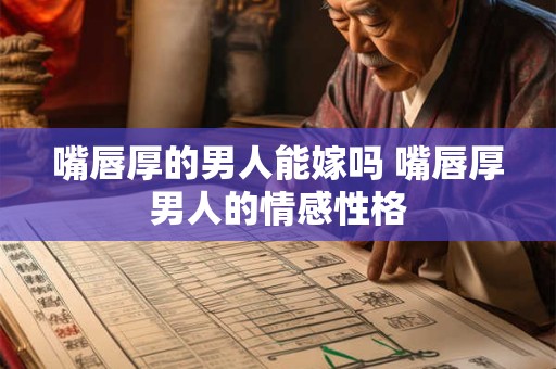 嘴唇厚的男人能嫁吗 嘴唇厚男人的情感性格