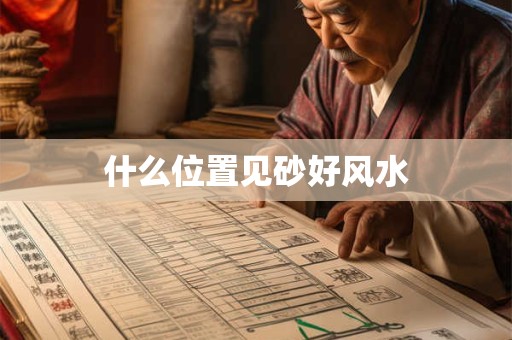 什么位置见砂好风水