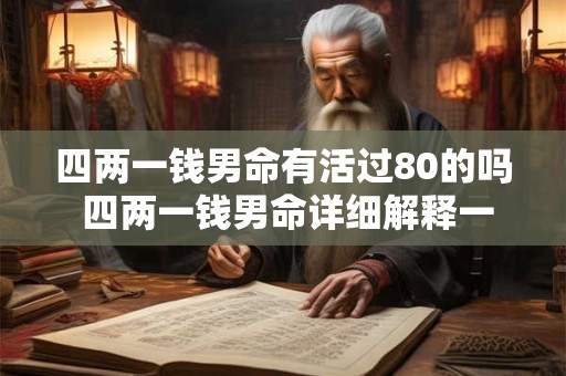 四两一钱男命有活过80的吗 四两一钱男命详细解释一生 四两一钱男命有活过80的吗 四两一钱男命详细解释一生