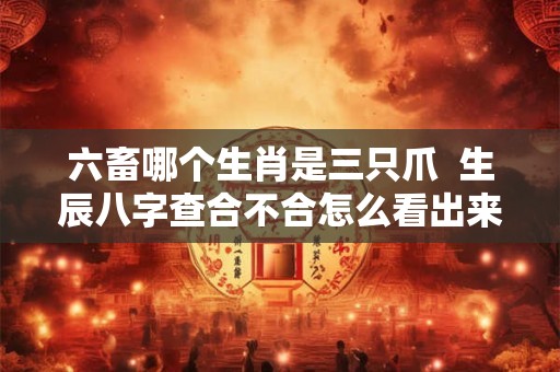六畜哪个生肖是三只爪  生辰八字查合不合怎么看出来