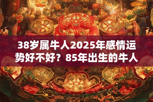 38岁属牛人2025年感情运势好不好？85年出生的牛人桃花运如何